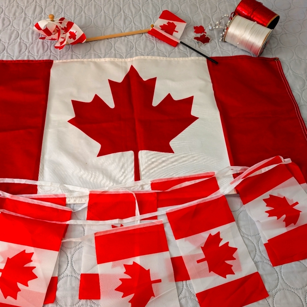 Canada Party Supplies - Canadian Flag, banner